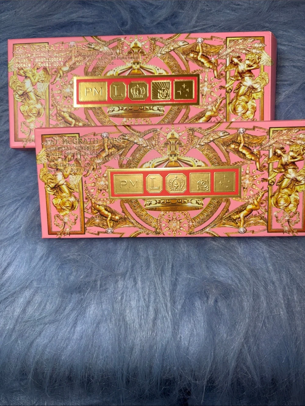 Pat McGrath Labs Divine Blush + Glow Trio Galactic Sun Blush & Highlighter New!!